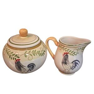 PFALZGRAFF “Country Cottage” Creamer & Sugar Set